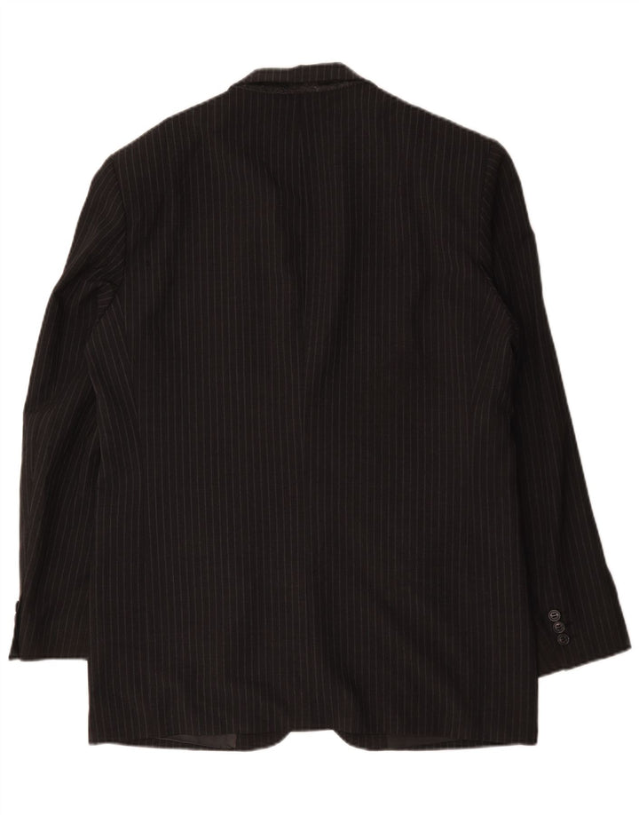 Giacca blazer a 2 bottoni da uomo Marks & Spencer UK 38 gessato grigio medio