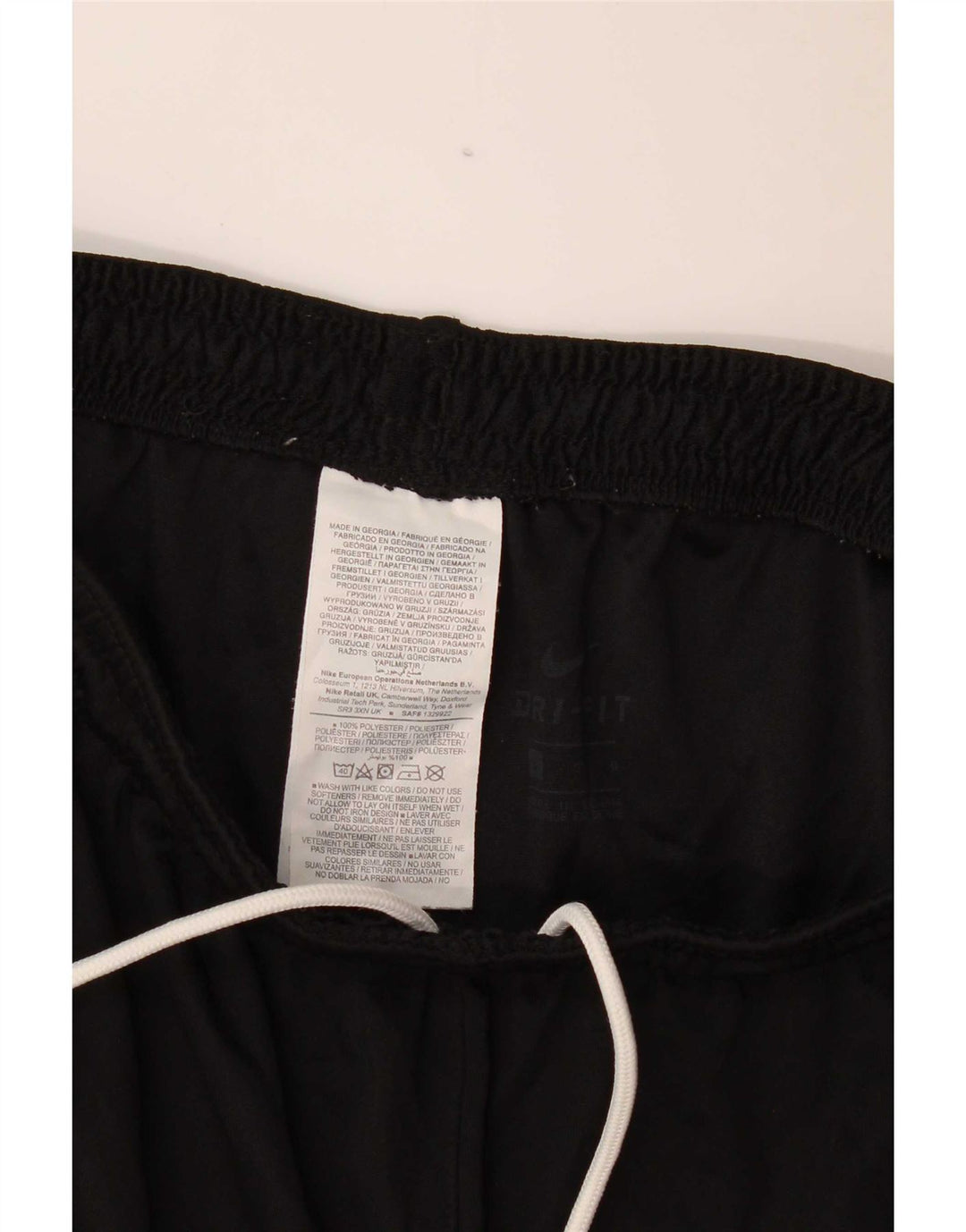 Nike Uomo South Shields F.C. Pantaloncini sportivi grandi neri in poliestere