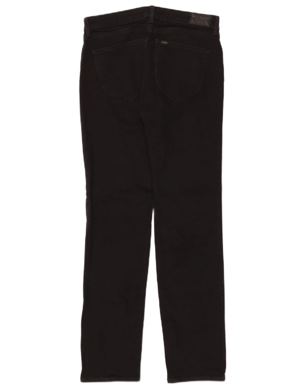 Jeans dritti Marion da donna Lee W31 L33 cotone nero