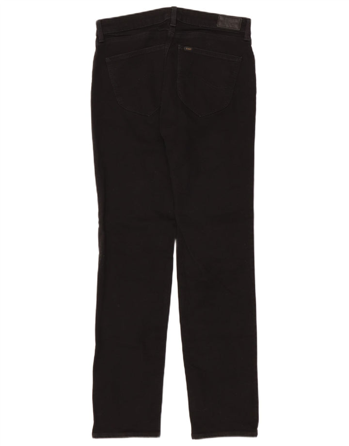 Jeans dritti Marion da donna Lee W31 L33 cotone nero