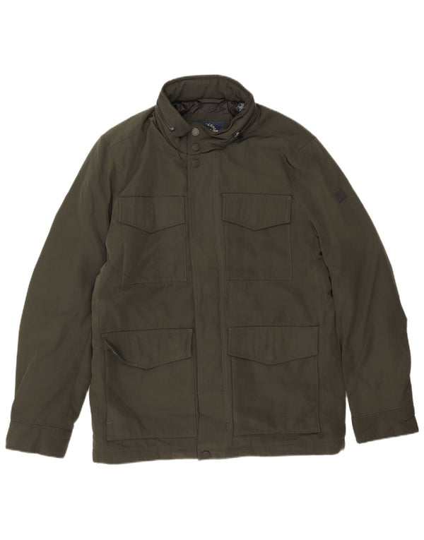 Giacca a vento da uomo Dockers UK 36 Small Verde Poliestere