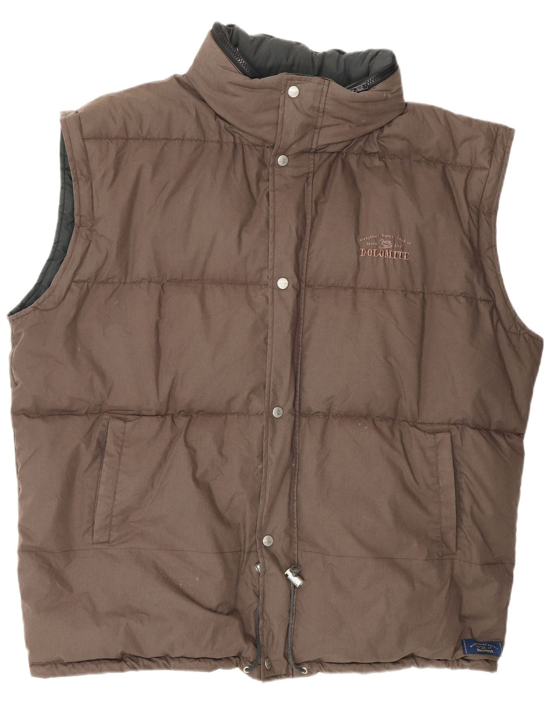 Gilet imbottito con cappuccio da uomo DOLOMITE UK 44 2XL Marrone