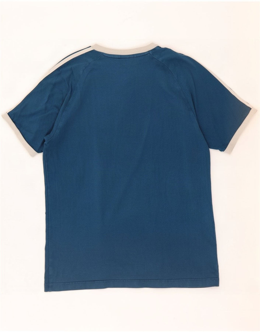 T-shirt da uomo Adidas Top in cotone blu medio