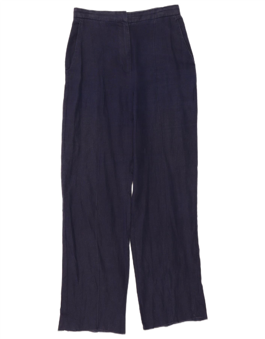 Pantaloni chino dritti da donna Zara medi W30 L31 blu navy