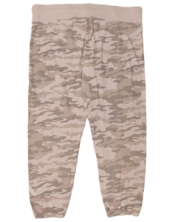 Calvin Klein Mens Tracksuit Trousers Joggers 2XL Grey Camouflage Cotton