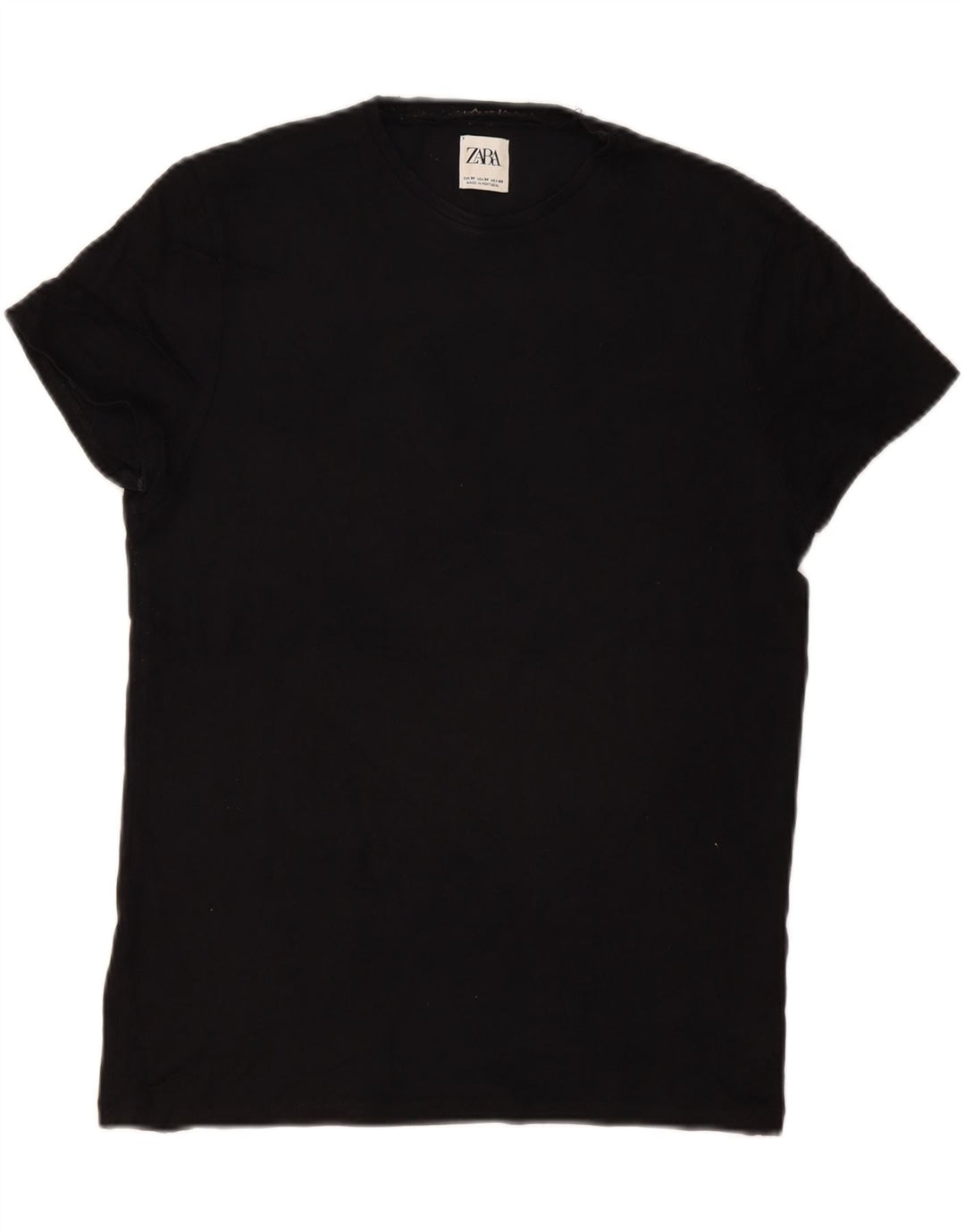 T-shirt Zara da uomo Top media nera