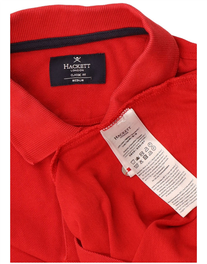 Polo da uomo Hackett vestibilità classica in cotone rosso medio