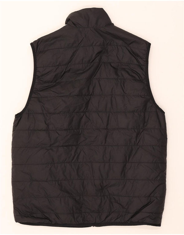 Adidas Mens Padded Gilet UK 38 Medium Black Polyamide