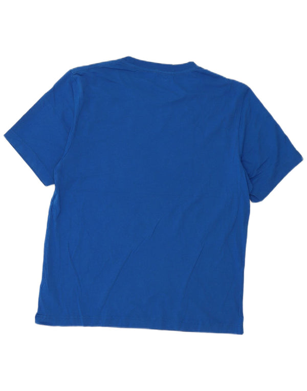 T-shirt da donna Dkny Top UK 14 grande cotone blu