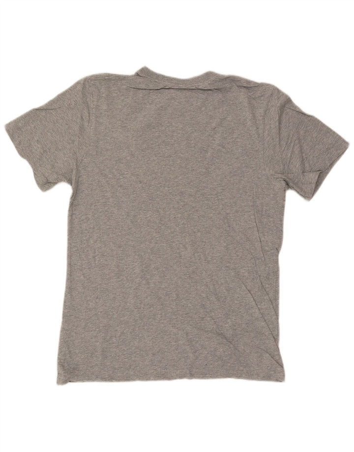 T-shirt Nike da uomo Top Small in cotone chiazzato grigio
