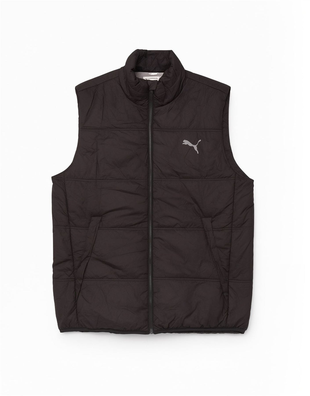 Gilet imbottito con grafica Puma da uomo UK 42 XL poliestere nero