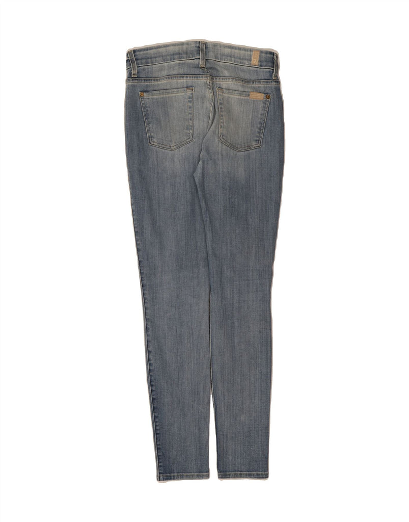 7 FOR ALL MANKIND Womens Skinny Jeans  W26 L28 Blue Cotton Vintage 7 For All Mankind and Second-Hand 7 For All Mankind from Messina Hembry 
