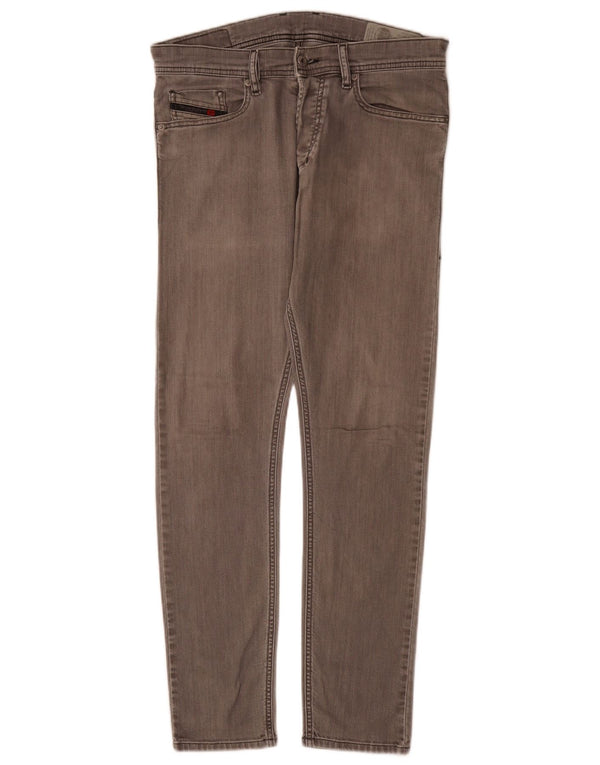 Diesel Uomo Tepphar Carrot Jeans Slim W28 L30 Cotone Grigio