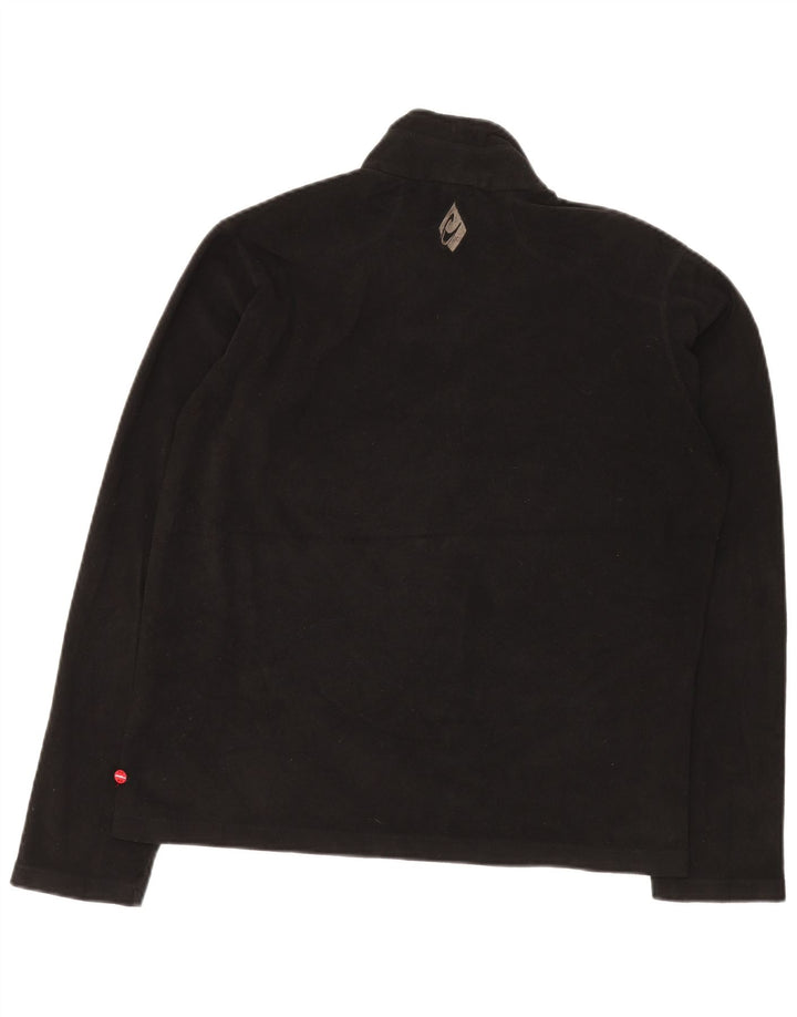 Maglione in pile da donna con zip e collo O'NEILL UK 18 XL poliestere nero