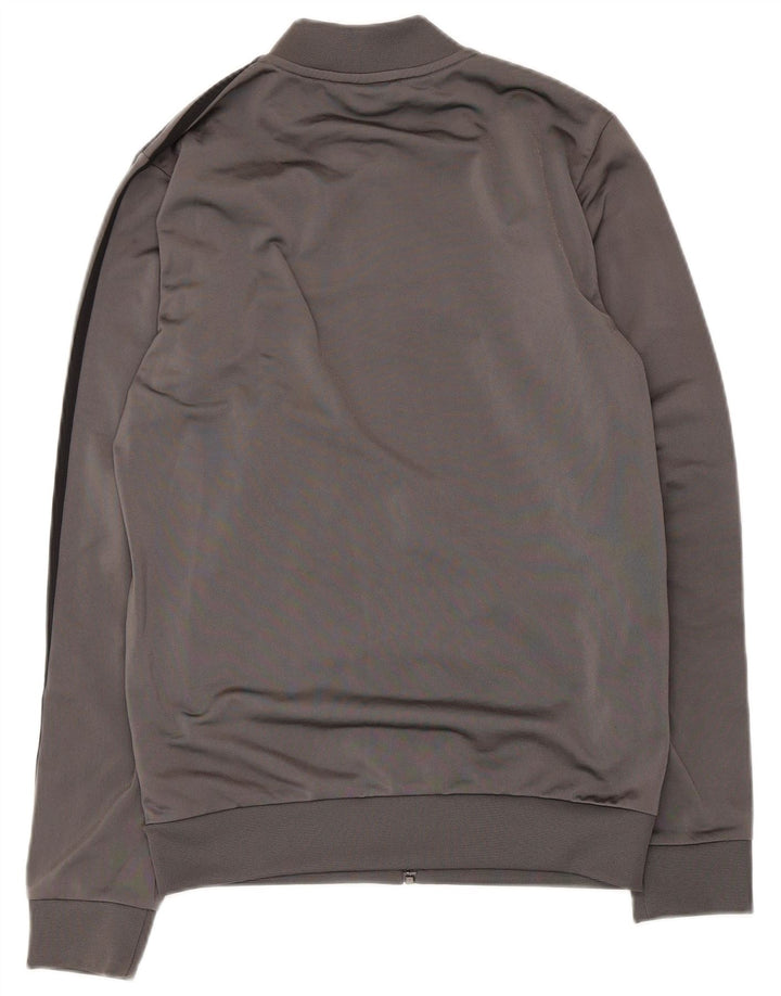 Giacca da ginnastica da uomo Adidas XS in poliestere grigio