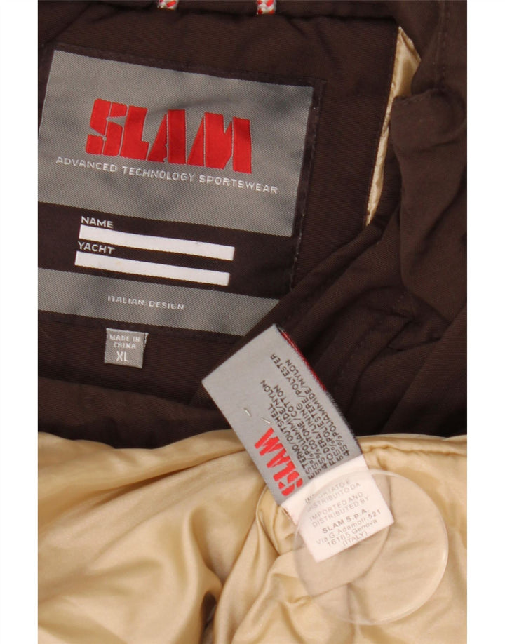 Giacca utility da uomo Slam UK 42 XL nylon marrone