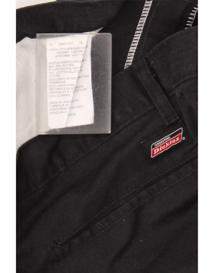 Pantaloni cargo dritti da uomo Dickies W40 L30 poliestere nero