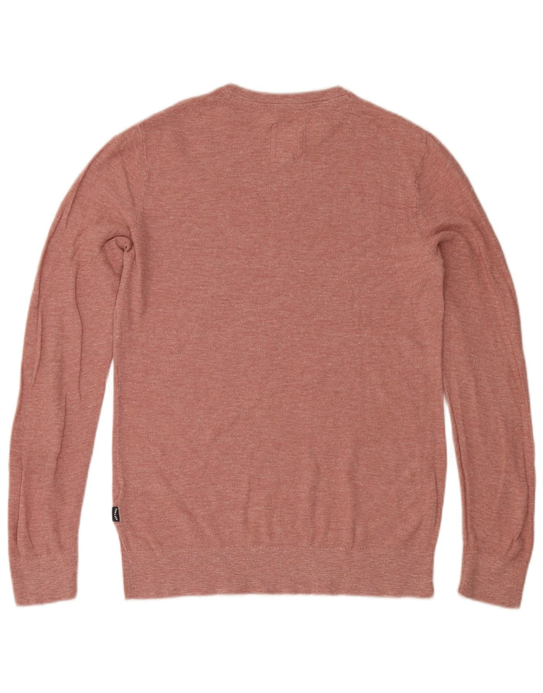 Maglione girocollo da uomo Fat Face piccolo cotone screziato rosa