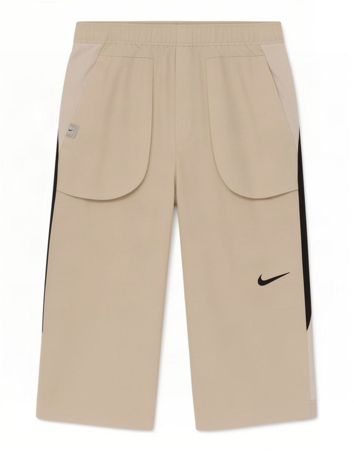 Pantaloncini sportivi Nike Bermuda da bambino 10-11 anni Poliestere color block beige