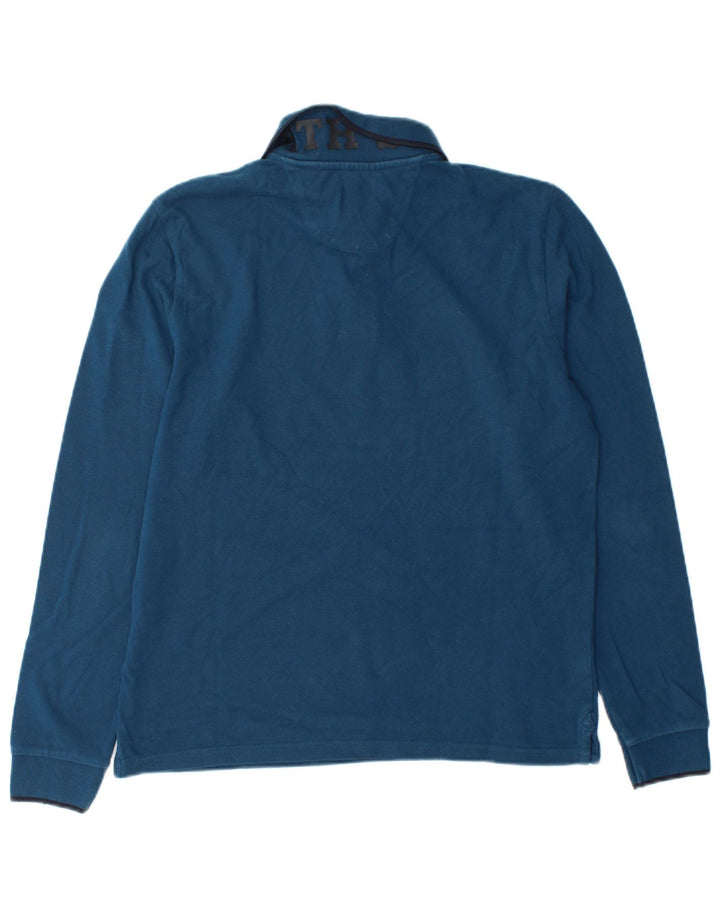 Polo a maniche lunghe da uomo North Sails Small Blu Navy