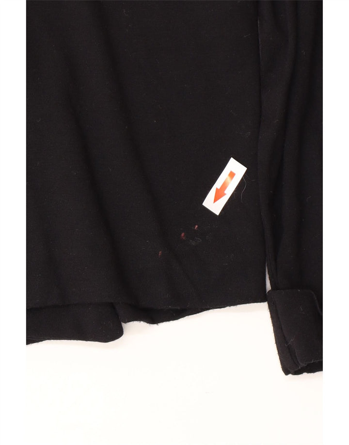 Maglione cardigan con maniche a 3/4 corto da donna Marks & Spencer UK 12 medio nero