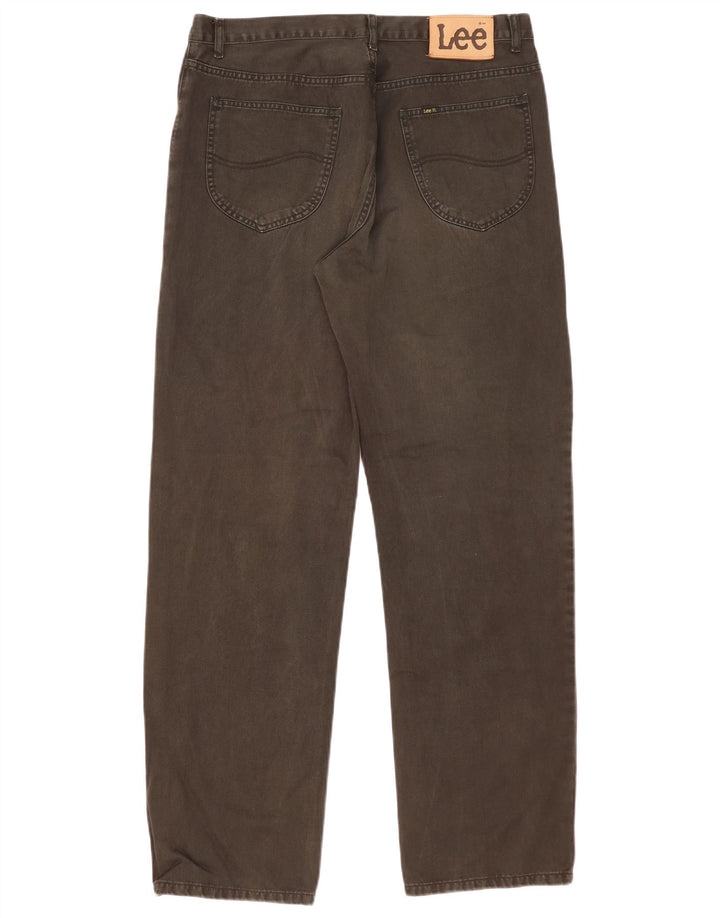 Jeans dritti da uomo Lee W34 L32 cotone nero