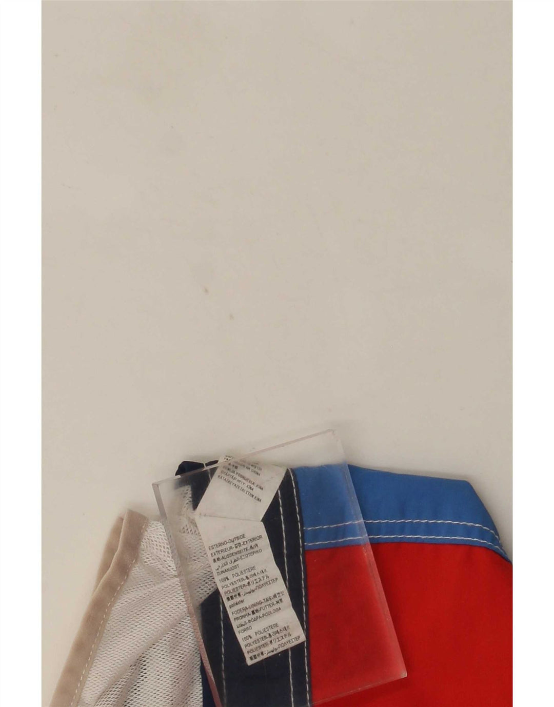 Canottiera grafica per ragazzi Benetton 10-11 anni XL Poliestere color block rosso