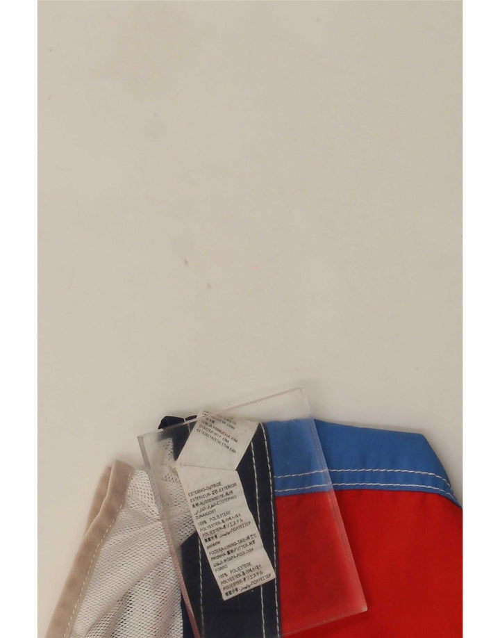 Canottiera grafica per ragazzi Benetton 10-11 anni XL Poliestere color block rosso