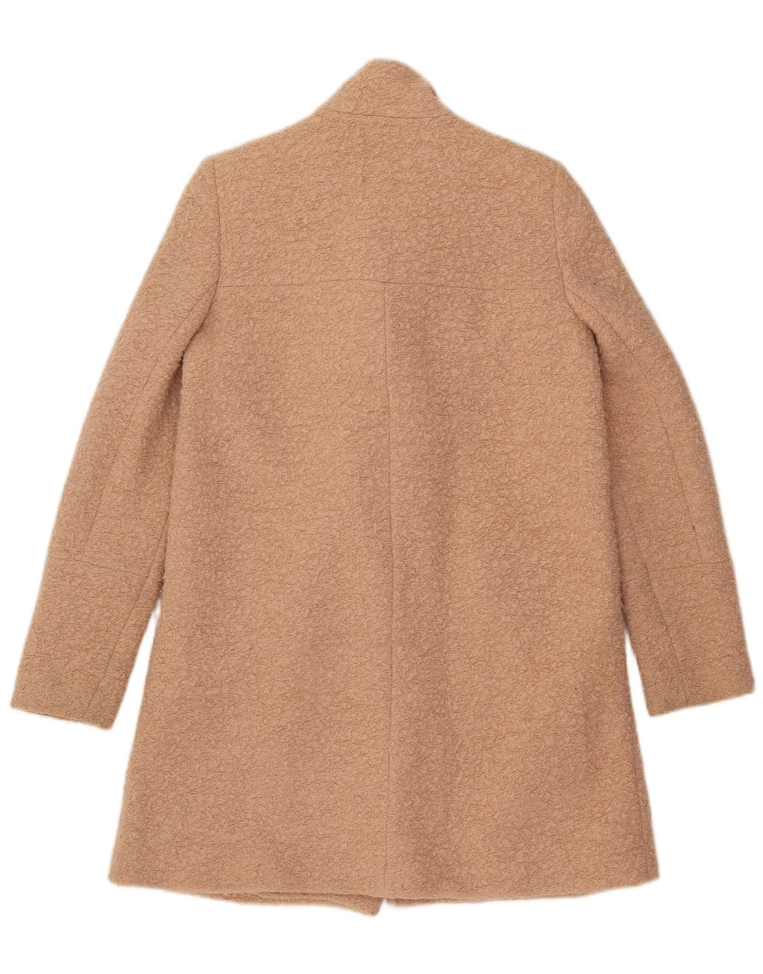 Cappotto doppiopetto ZARA Trafaluc da donna UK 14 Beige medio