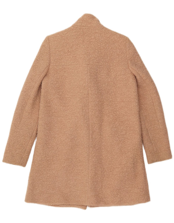 Cappotto doppiopetto ZARA Trafaluc da donna UK 14 Beige medio