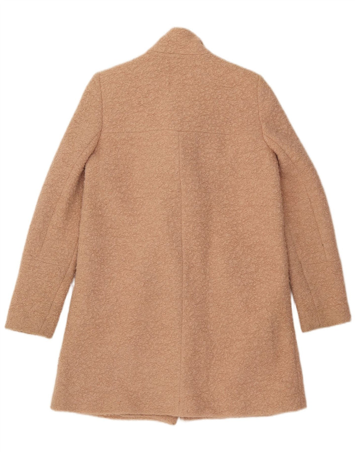 Cappotto doppiopetto ZARA Trafaluc da donna UK 14 Beige medio