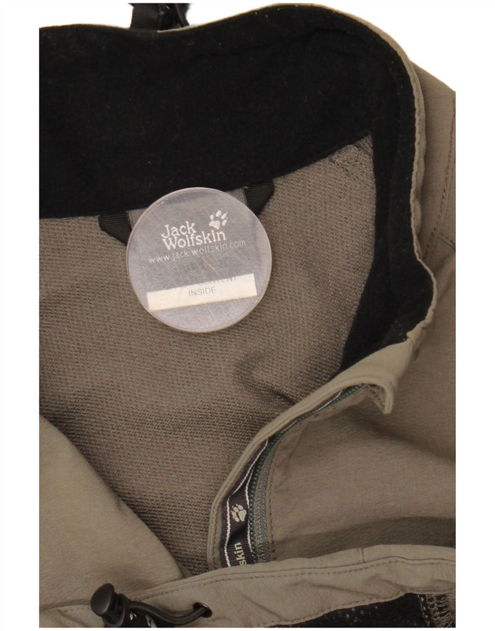 Giacca bomber con zip da uomo Jack Wolfskin UK 34 Small Khaki Poliammide