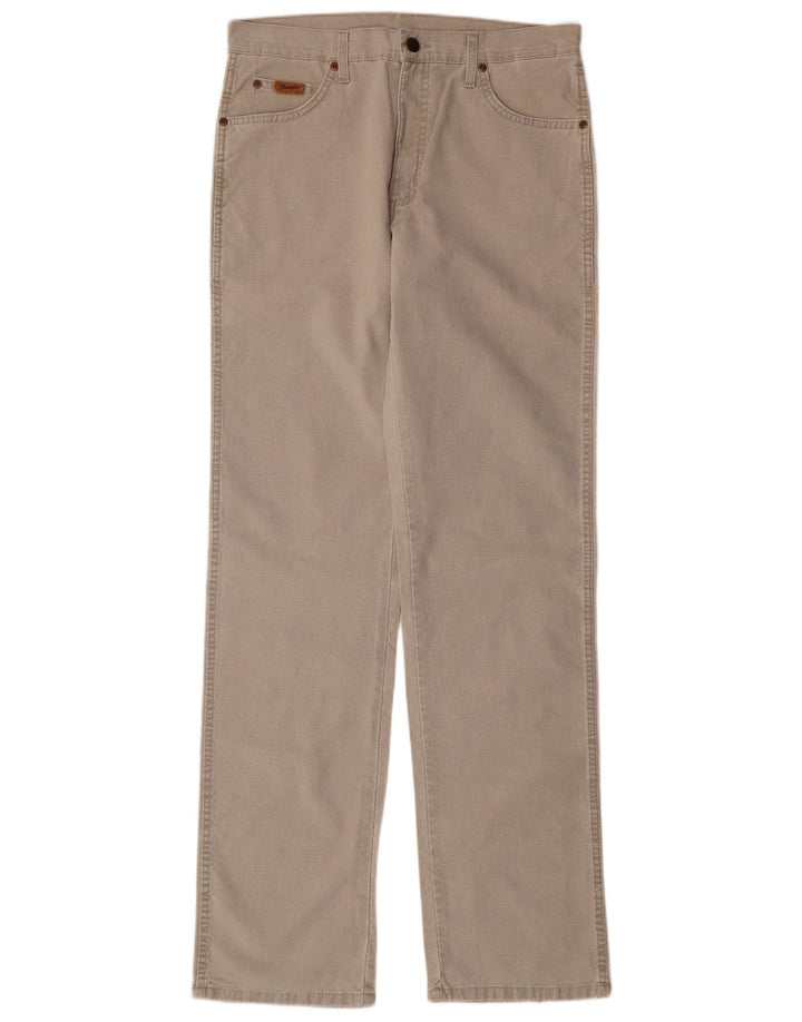 WRANGLER Pantaloni casual dritti elasticizzati Texas da uomo W32 L34 cotone beige