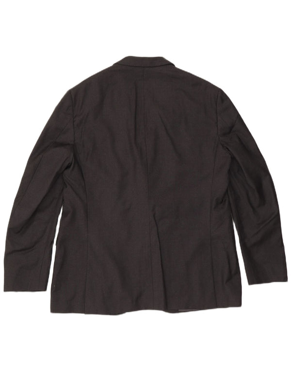 Polo Ralph Lauren Giacca blazer a 2 bottoni da uomo UK 44 XL Lana grigia