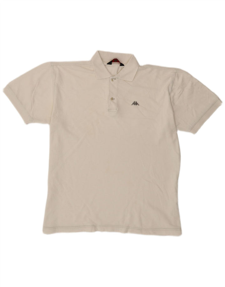 Polo Kappa Uomo XL Cotone Bianco