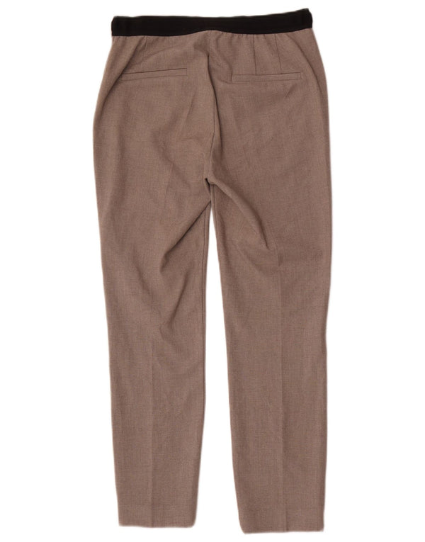 Pantaloni chino slim da donna Zara piccoli W28 L26 poliestere grigio