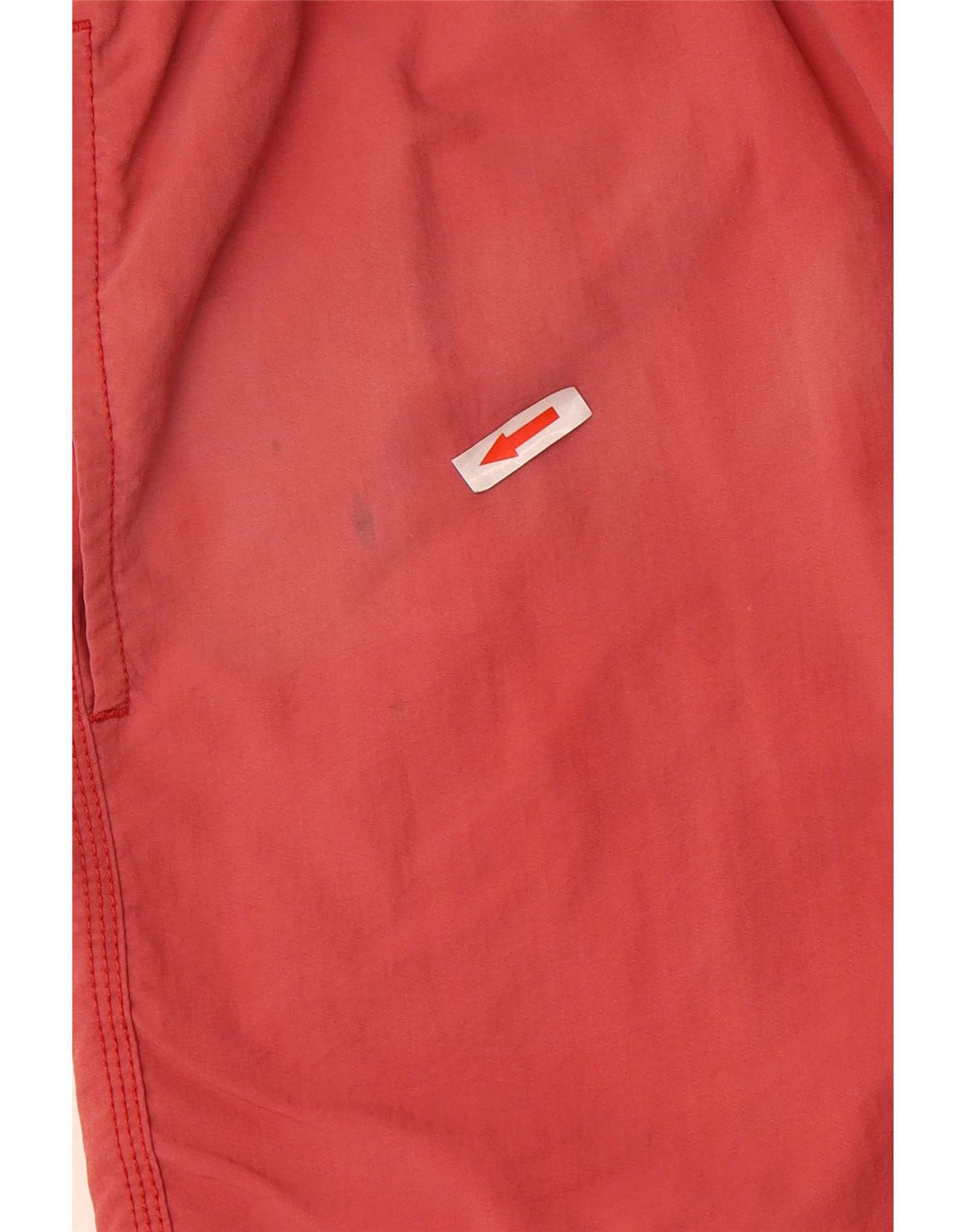 Pantaloncini da bagno grafici da uomo Champion Small rosso in poliammide