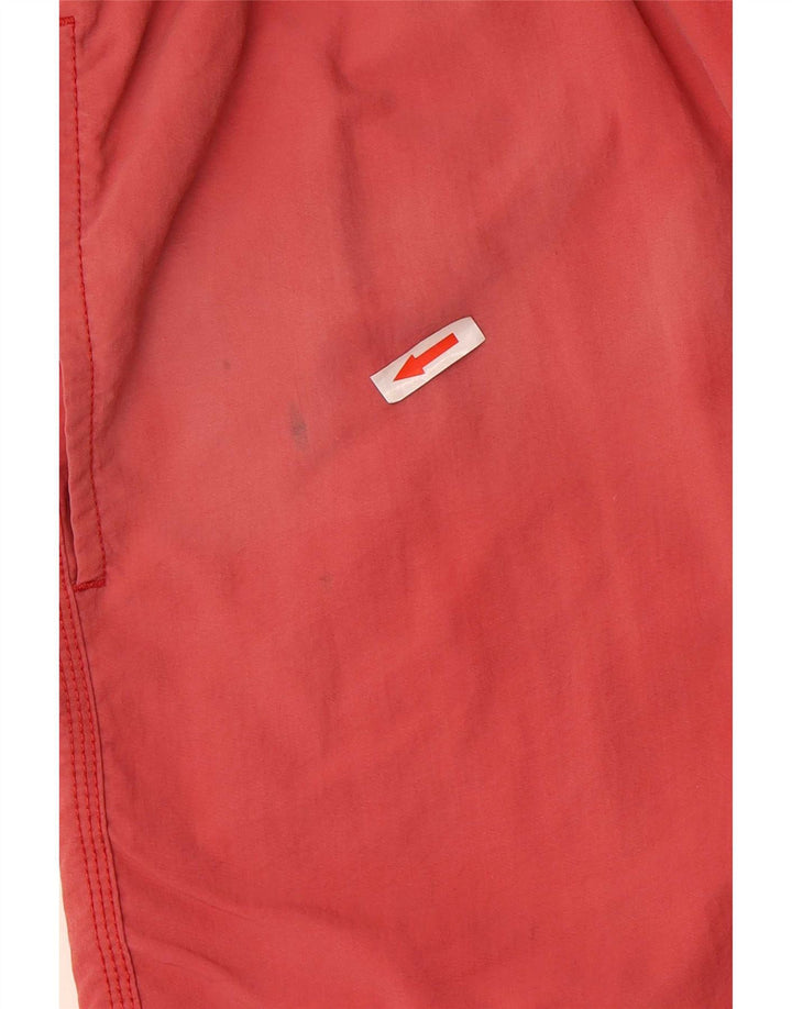 Pantaloncini da bagno grafici da uomo Champion Small rosso in poliammide