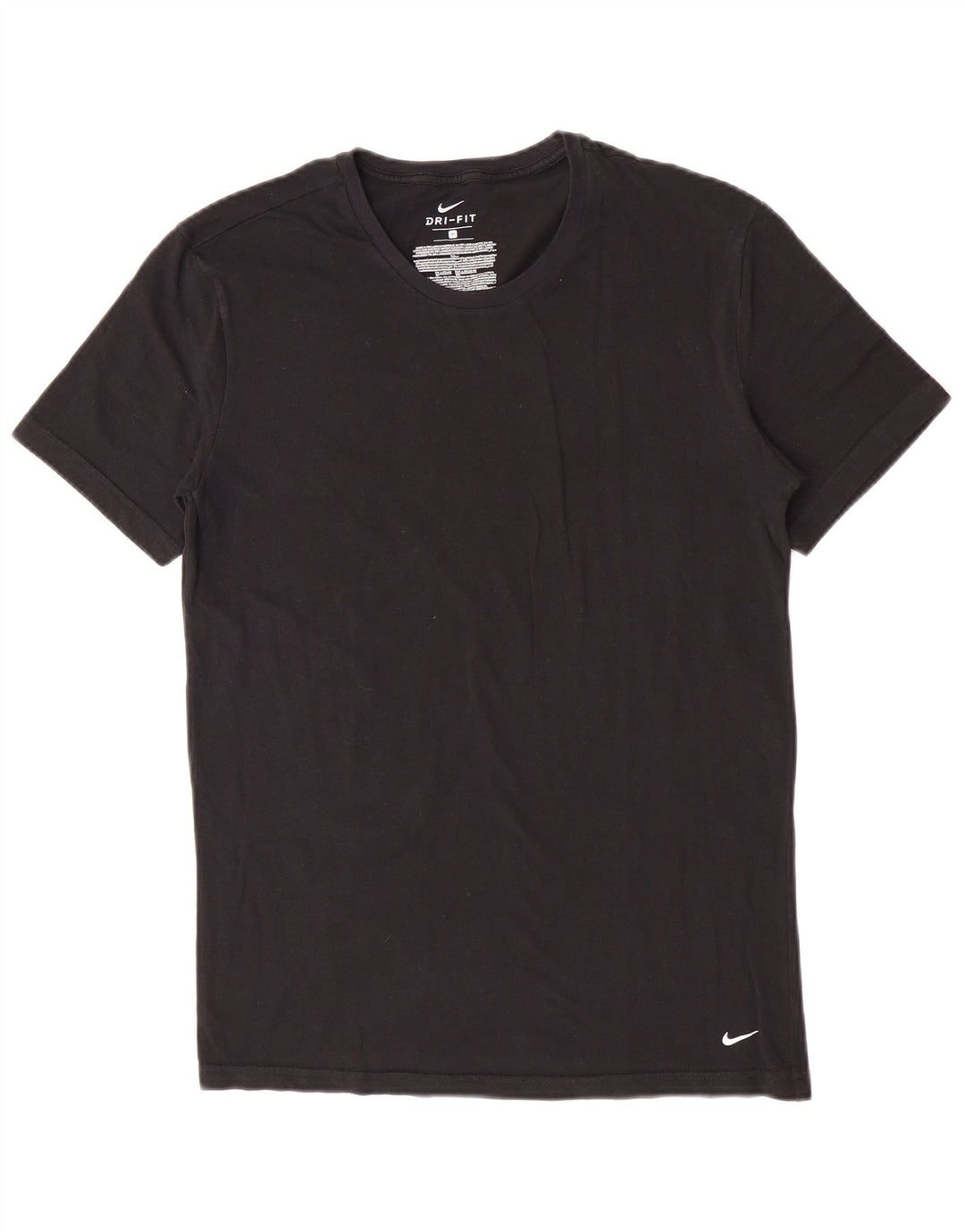T-shirt Nike Dri Fit da uomo in cotone medio nero