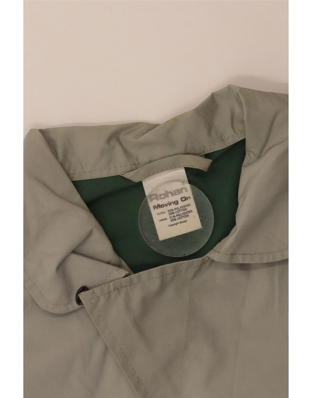 Giacca a vento pullover da uomo ROHAN UK 36 Small Green Colourblock