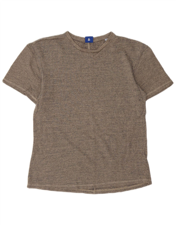 T-shirt da uomo Jack & Jones Top piccola grigia chiazzata