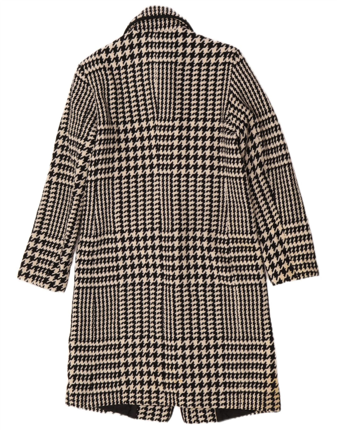 Cappotto oversize da donna Penny Black UK 10 piccolo in lana pied de poule nera