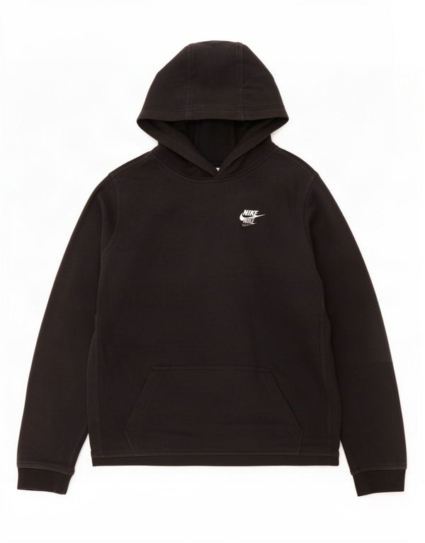 Felpa con cappuccio da ragazzo Nike 13-14 anni XL cotone nero