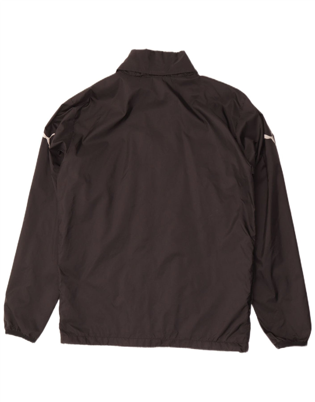 Giacca antipioggia con cappuccio da uomo PUMA UK 38 nylon nero medio