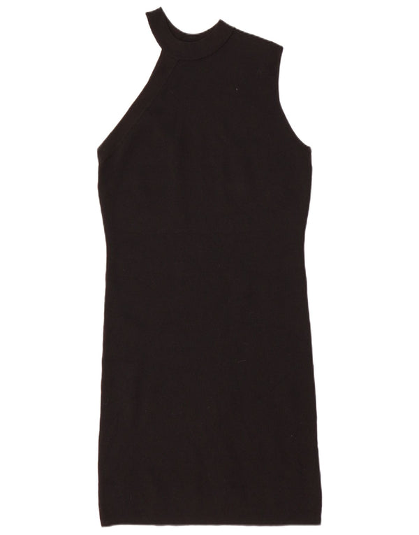 Vestito aderente monospalla da donna Zara UK 12 medio nero