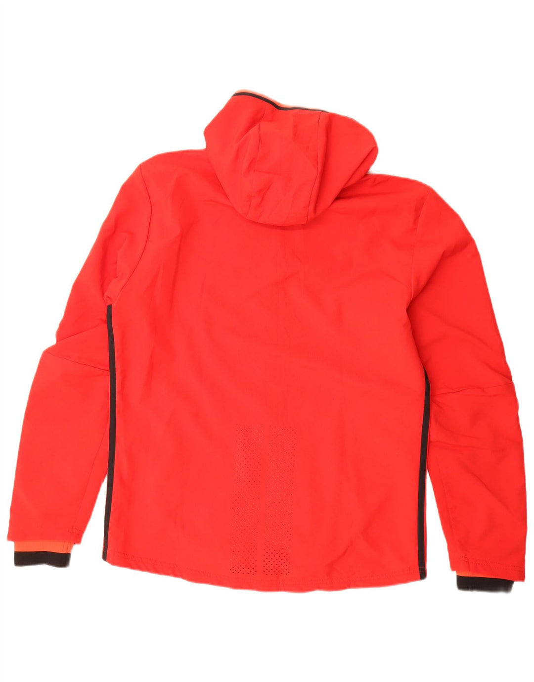 Giacca antipioggia Adidas Climacool Graphic con cappuccio da uomo UK 38 poliestere rosso medio