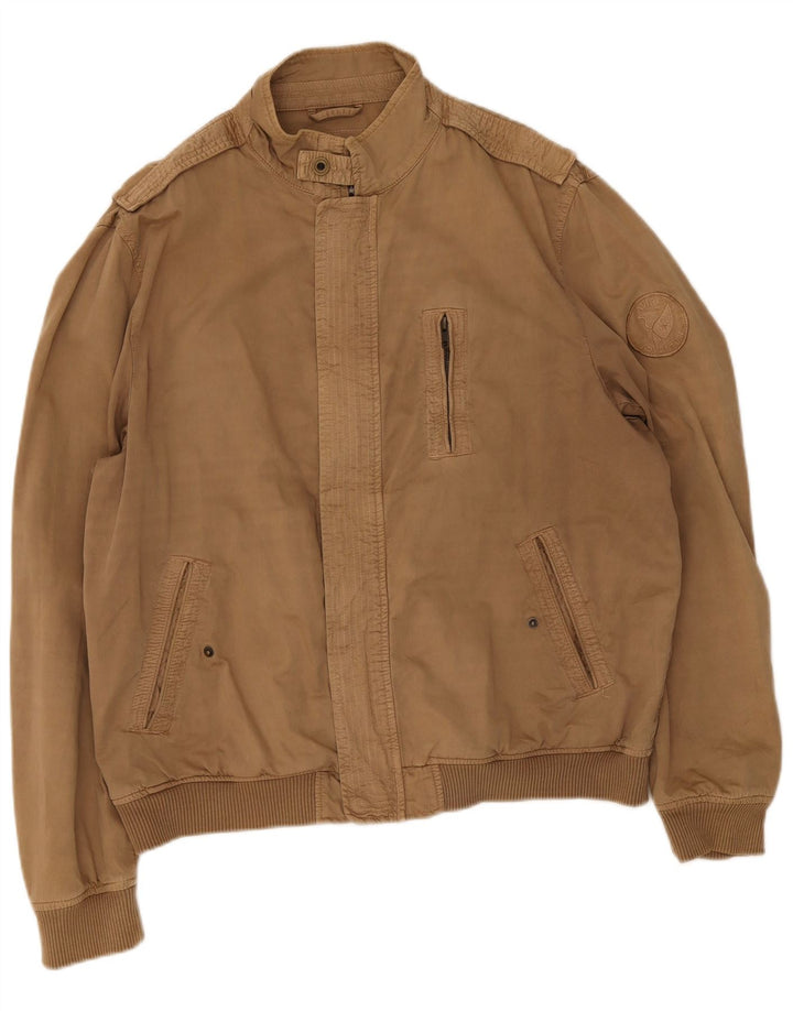 Giubbotto bomber da uomo Avirex UK 46 2XL cotone marrone