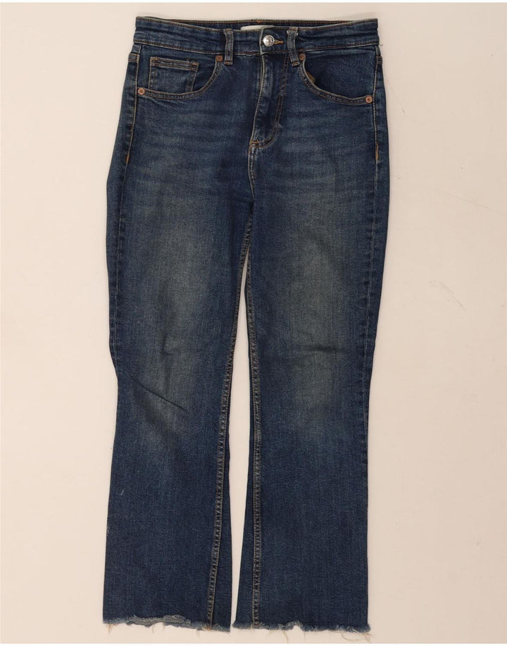 Jeans Bootcut da donna Zara EU 38 Small W28 L26 Blu