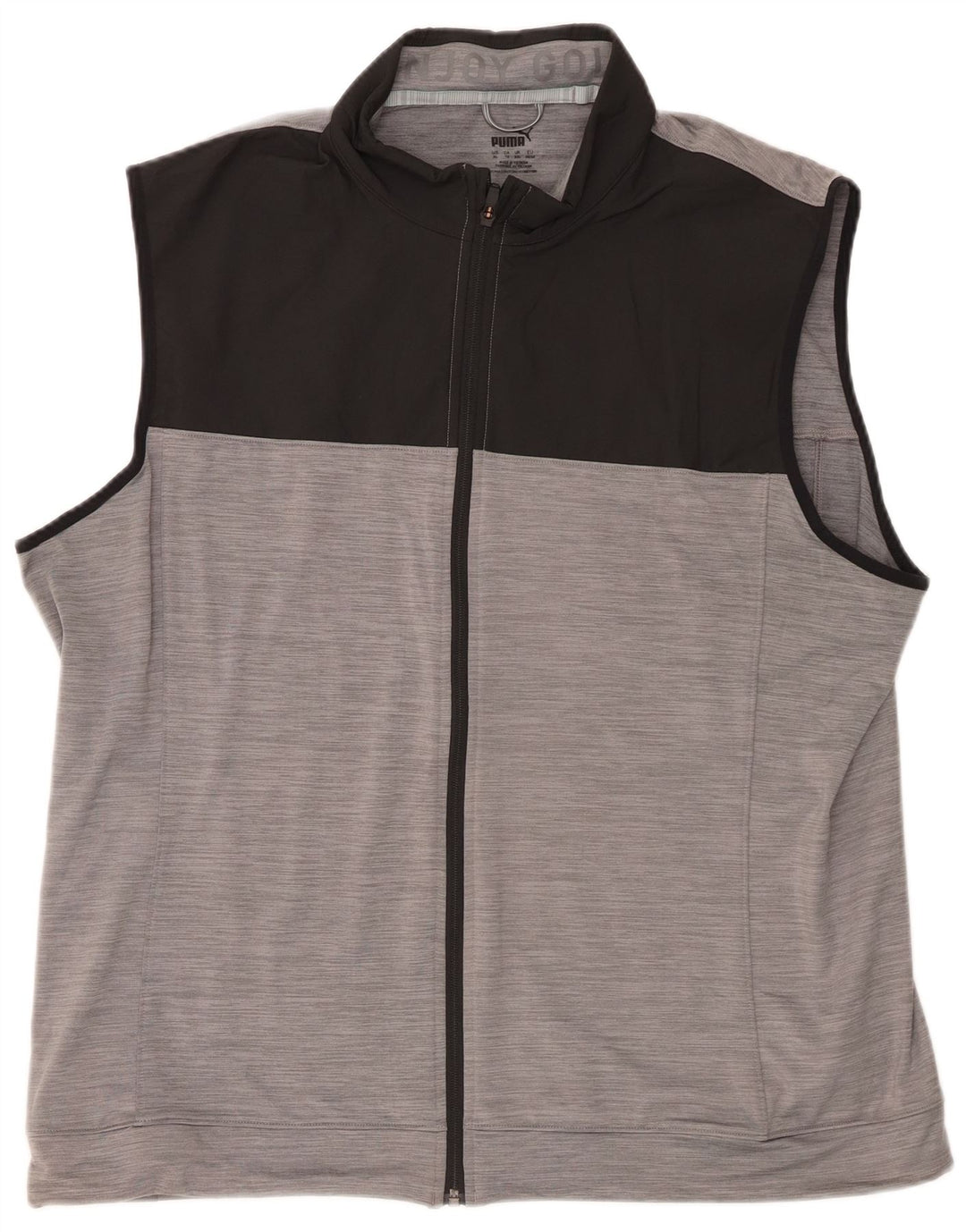 Giacca sportiva senza maniche da uomo Puma XL Poliestere color block grigio