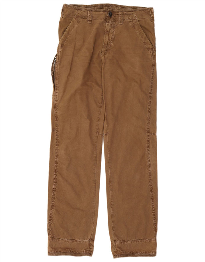Pantaloni cargo dritti da uomo Murphy & Nye W33 L34 cotone marrone